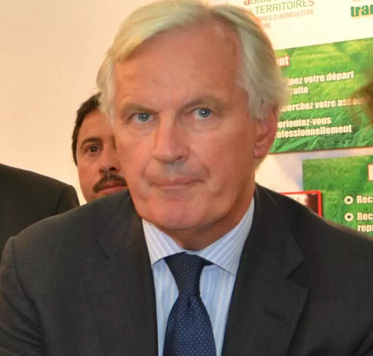 Michel Barnier lors du dernier Sommet de l'élevage.