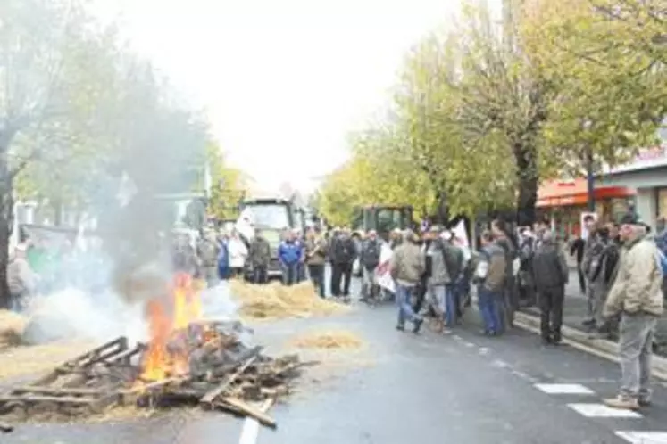 A Ambert comme partout en France, les agriculteurs se sont mobilisés pour défendre leur métier.