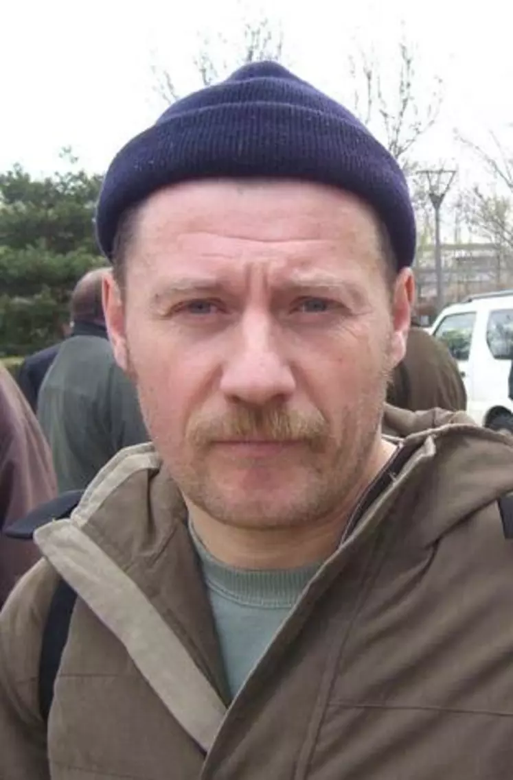 Gilles Vignal, éleveur à Montaigut-le-Blanc