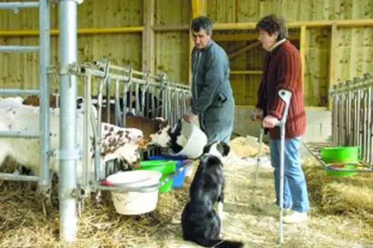 Le Service de Remplacement met à la disposition de l’agriculteur un salarié pour assurer le travail en cas de coup dur.