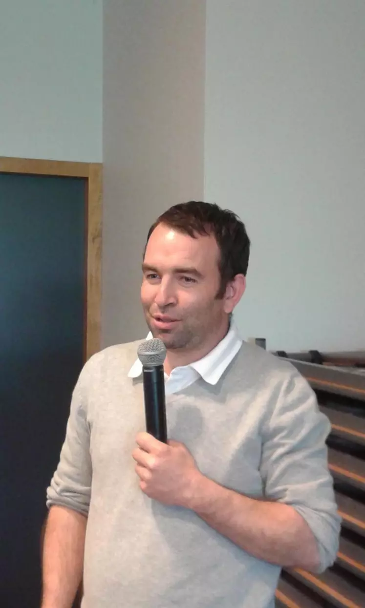 Sébastien Mazallon, vice-président de Jeunes agriculteurs Aura en charge de l’installation et de la transmission.