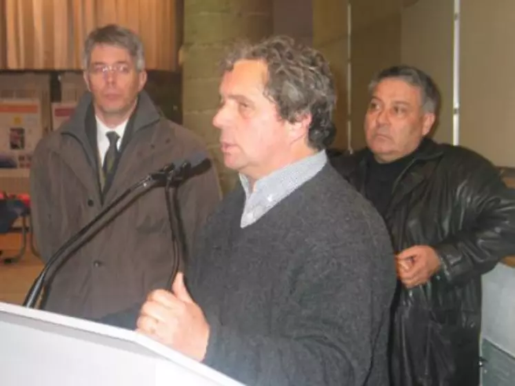 Jean-Louis Amat, sous-préfet d’Issoire, Gérard Renard, président de la Chambre d’Agriculture ont salué l’action des organisateurs de Terroir.