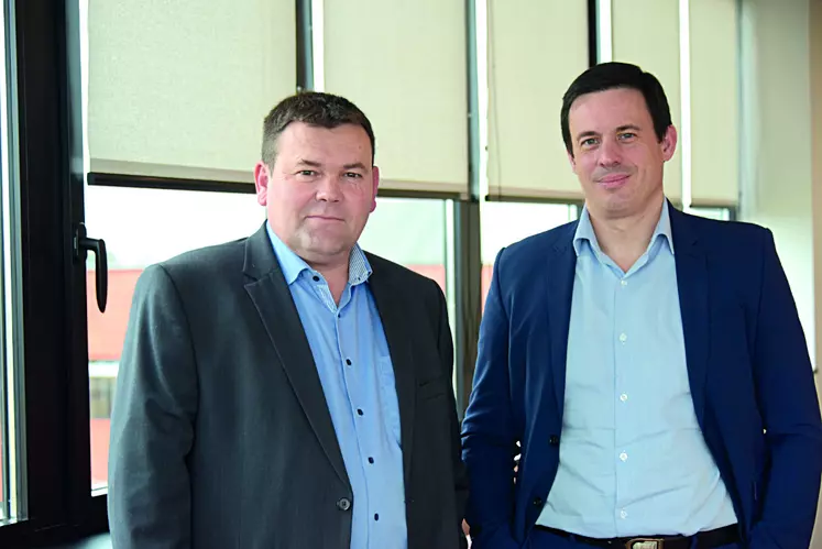 Une conférence de presse le 13 janvier dernier : premier galop d'essai pour le binôme Sébastien Vidal et Sébastien Chauffaut, nouvelles têtes dirigeantes du groupe Limagrain.