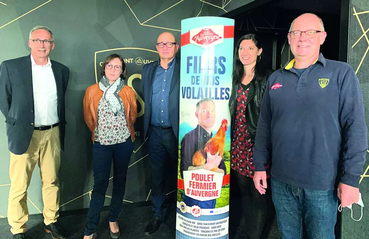 Le syndicat des volailles fermières d’Auvergne vient d’intégrer le cercle très fermé des dix sponsors officiels de l’ASM Clermont-Auvergne