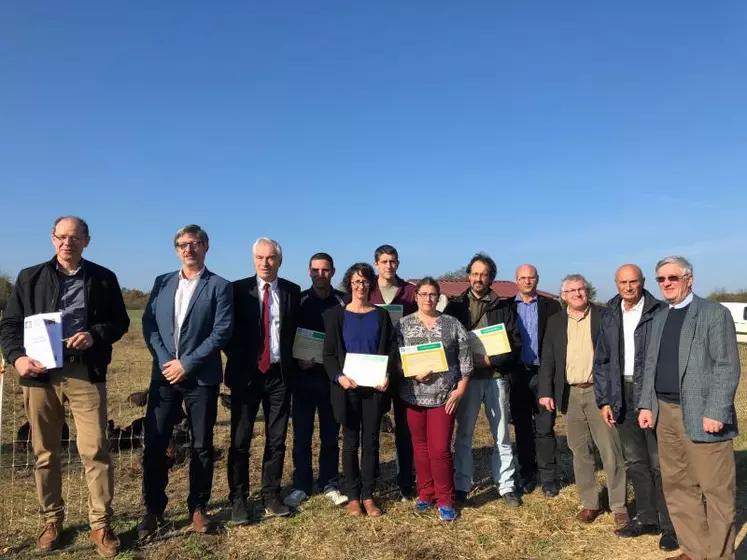 Le jury a mis en valeur l'engagement global des agriculteurs récompensés.