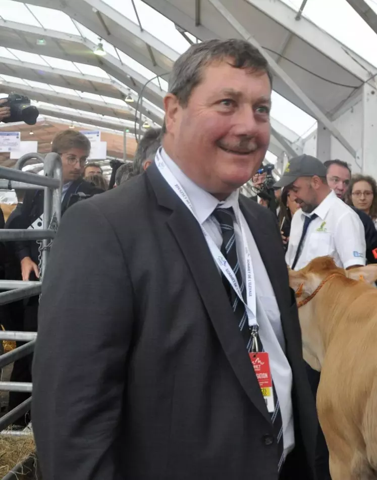 Jacques Chazalet, président du Sommet de l’Élevage est optimiste quant au maintien de l’évènement en octobre prochain à la Grande Halle d’Auvergne de Clermont-Ferrand.