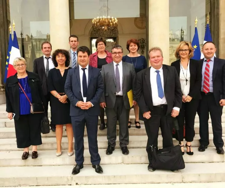 Les élus Creusois ont rencontré le président de la République Emmanuel Macron.