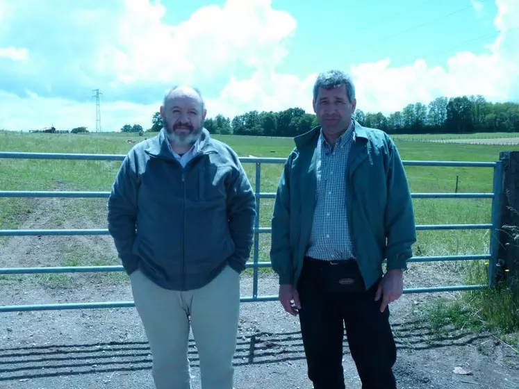 Bruno Gausson, nouveau président dela CPRE, et Patrice Boutet, nouveau président de l’Arefa Limousin.