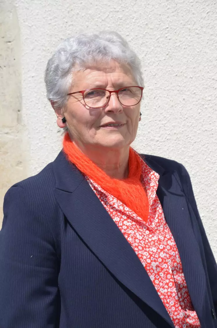 Hélène Blaud, présidente de la section nationale des anciens exploitants de la FNSEA.
