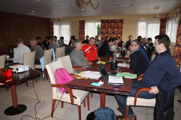 Les responsables laitiers de la section lait FRSEA Aura étaient réunis en séminaire à Brioude.