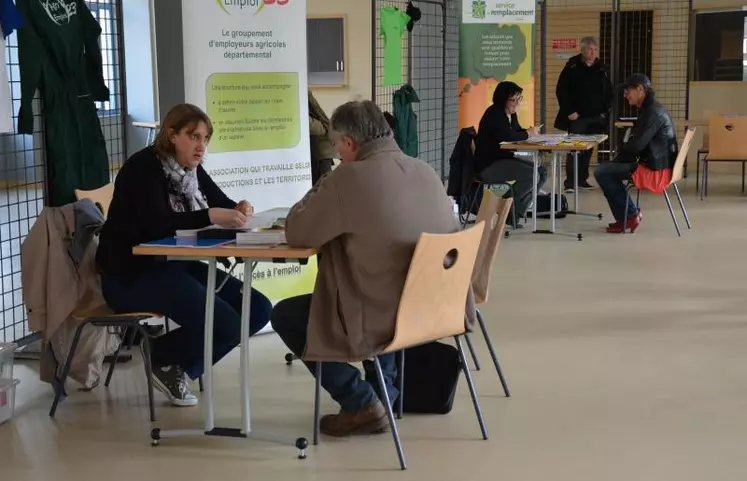 Job-dating efficace dans le cadre de la Semaine des métiers de l’agriculture.