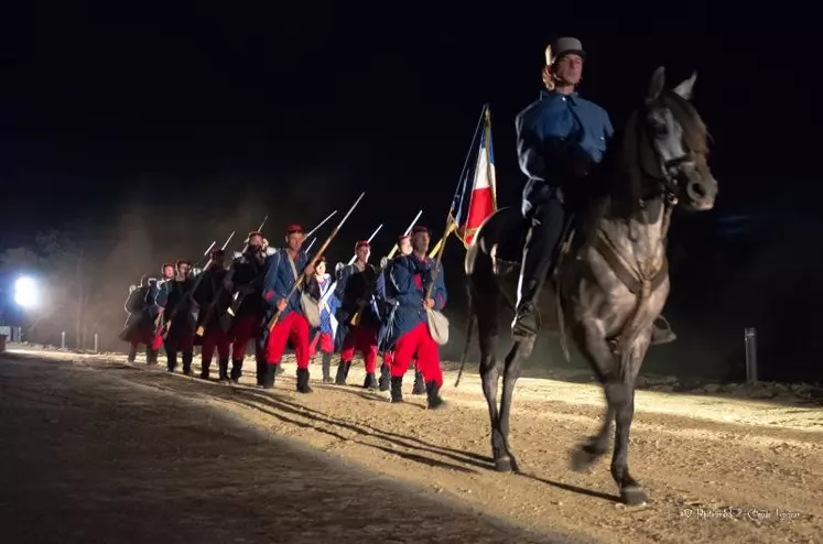 La mise en scène nécessite cette année 450 acteurs bénévoles.