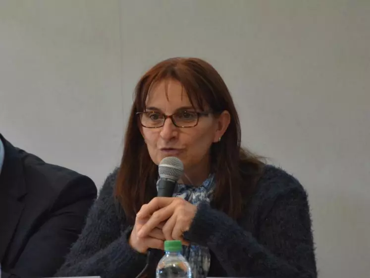 Michèle Boudoin, présidente de la Fédération nationale ovine.