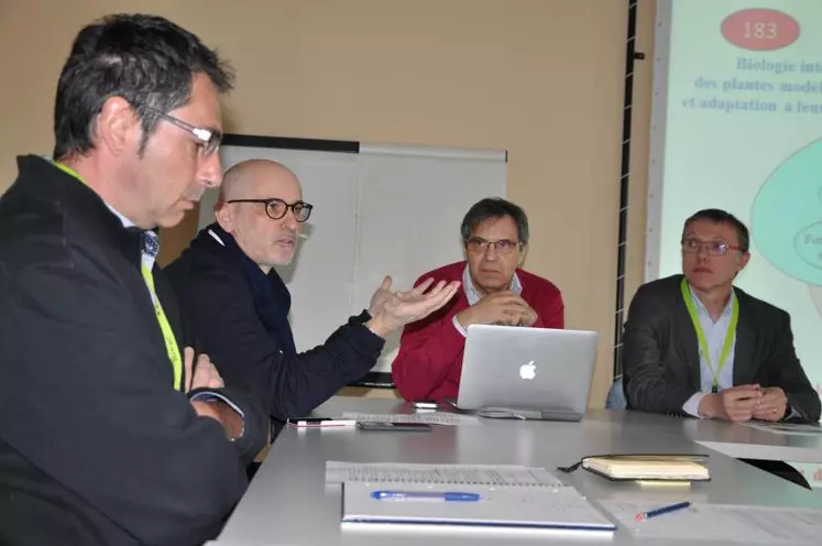 De gauche à droite : Pascal Carrère, Marc Ferrara, Thierry Langin et Jean-Baptiste Coulon.