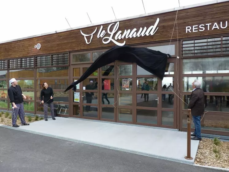 Le restaurant du Pôle de Lanaud a été inauguré en ce jour de portes ouvertes.