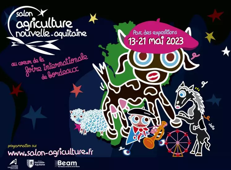 Du 13 au 21 mai prochain, le Salon de l'Agriculture de Nouvelle-Aquitaine reprend du service au coeur de la foire internationale de Bordeaux. Neuf jours consacrés à l'agriculture régionale et à ses produits entre rendez-vous professionnels et grand public.