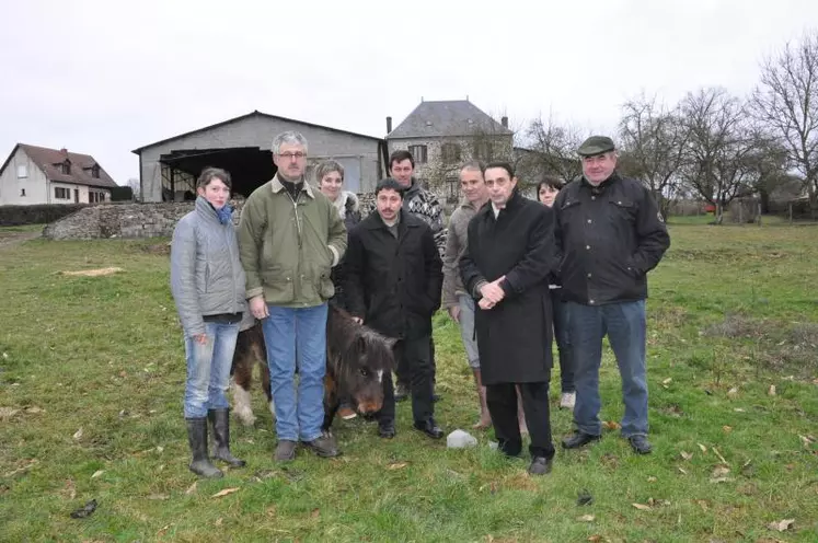 Les responsables de la FDSEA ont été solidaires de M. Jandeaux et ont obtenu le retour de la ponette auprès de ses propriétaires