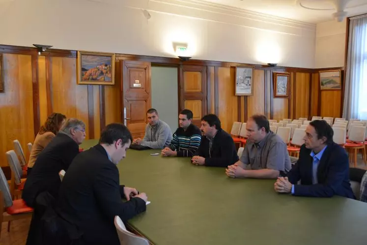 Le Député a reçu les représentants de la FDSEA, de Jeunes Agriculteurs et de la Chambre d’agriculture.