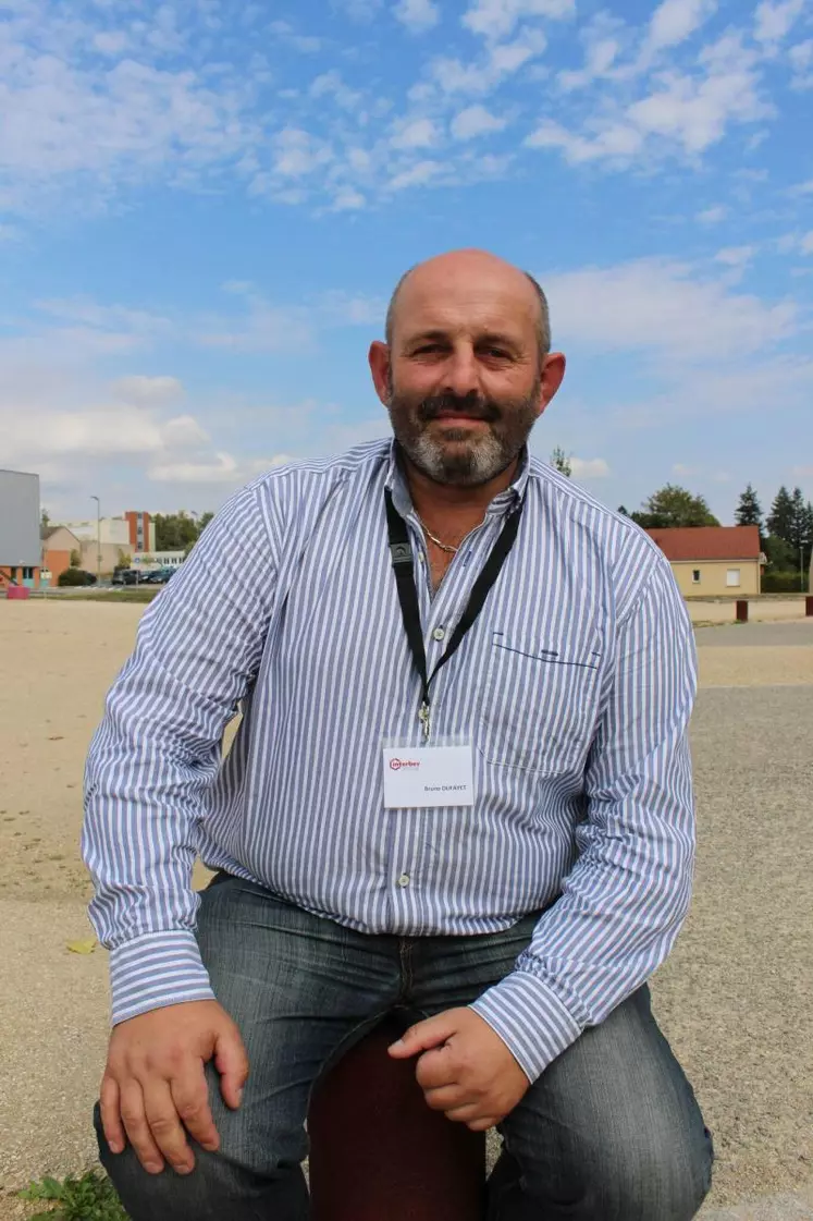 Bruno Dufayet, président de la FNB, est éleveur dans le Cantal.