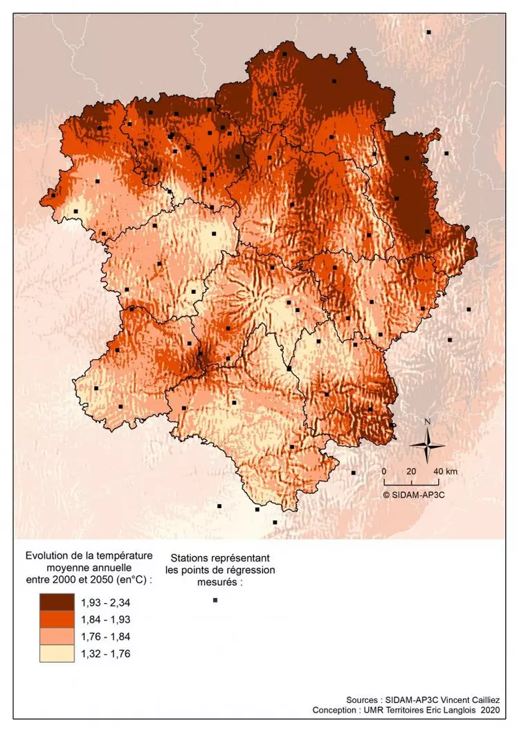 Au total, ce sont 150 cartes climatiques et agro-climatiques qui sont en cours de production.