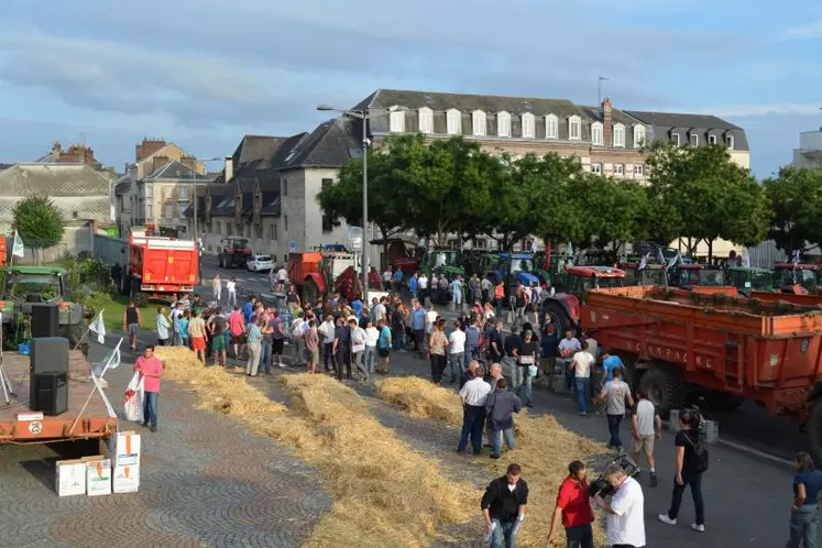 Rouen a fait partie des villes bloquées par les agriculteurs en détresse.