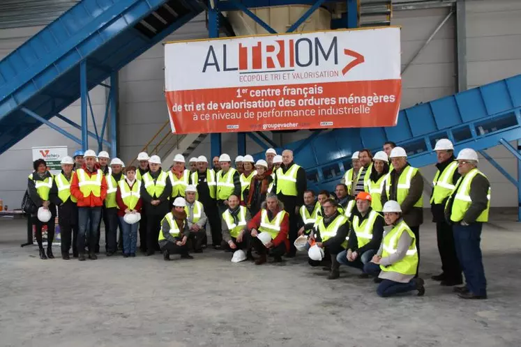 Altriom a fait l'objet d'une visite le 14 fevrier en presence des collectivites partenaires du projet.