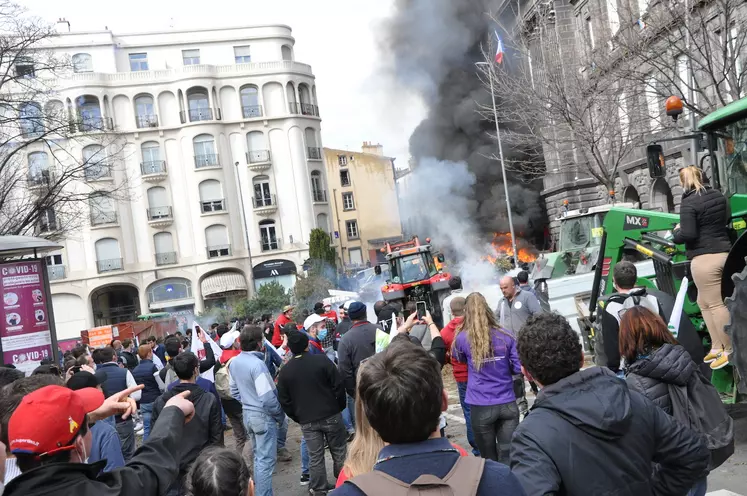 La Préfecture de Clermont prise d'assaut le 25 mars