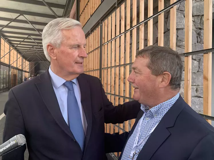 Michel Barnier et Jacques Chazalet au Sommet 2021