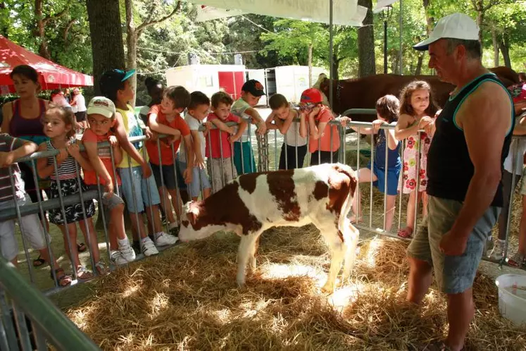 Les animaux étaient encore les stars de l’opération sourire.