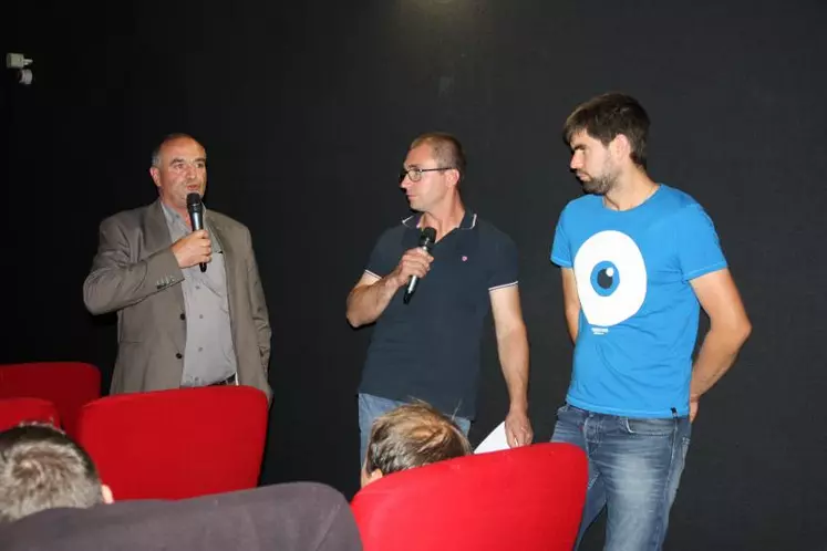 Gilbert Guignand, Anthony Fayolle et Etienne Liautaud.