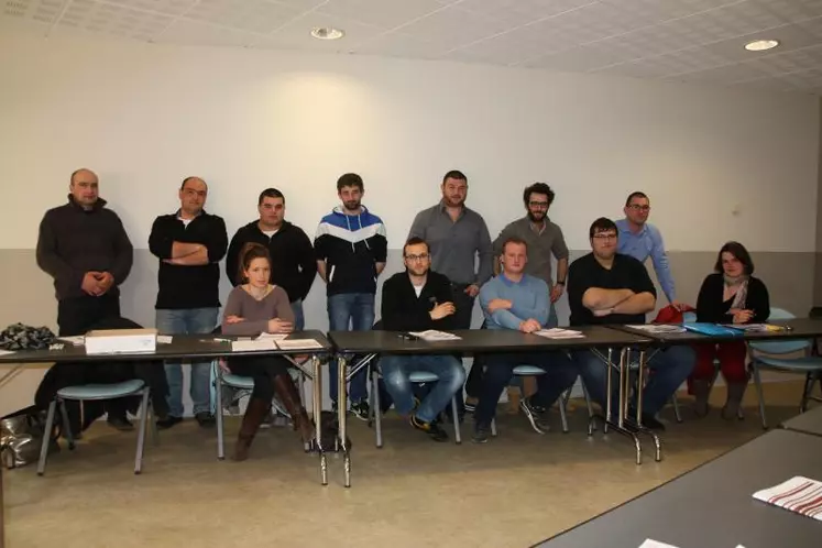 Une dizaine de présidents de cantons JA a participé à cette journée d’échanges au Puy.