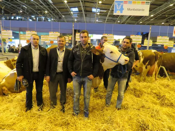 En race montbéliarde, le Gaec Castanet a ouvert la moisson des médailles.