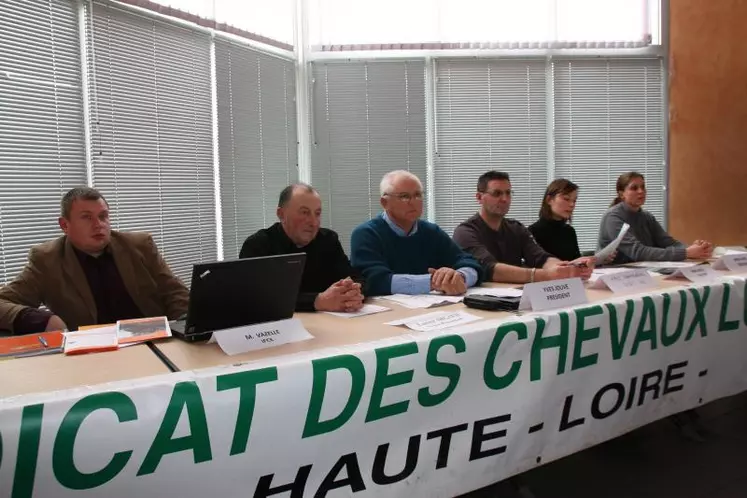 L’année 2013 n’a pas été très bonne pour les éleveurs de chevaux de Haute-Loire.