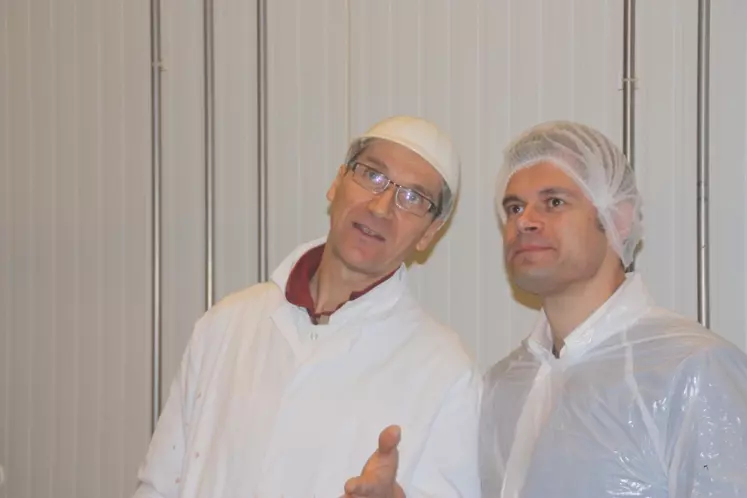 Jacques Breysse le directeur et Laurent Wauquiez.
