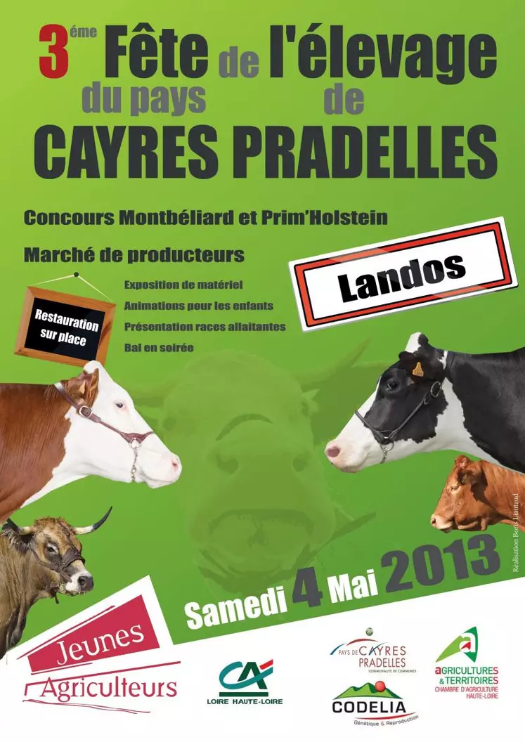 Affiche du comice Cayres Pradelles