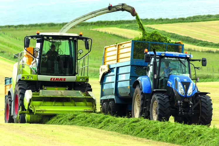 Récolte de l'herbe 2021