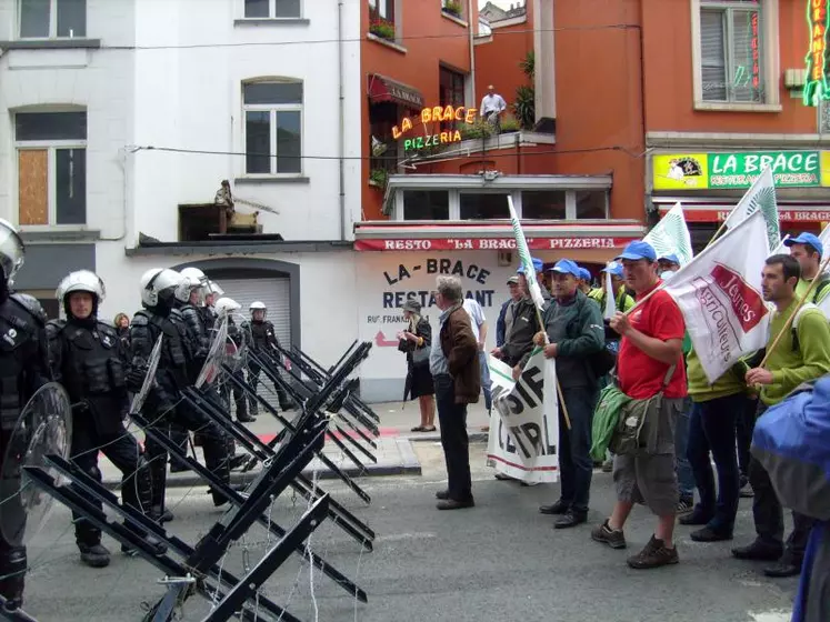 La Haute-Loire était représentée dans les rangs des manifestants ce lundi à Bruxelles