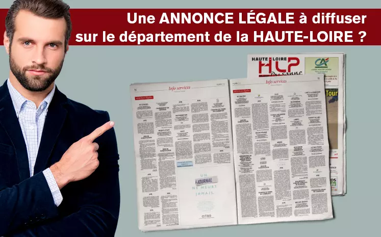 Annonce légale