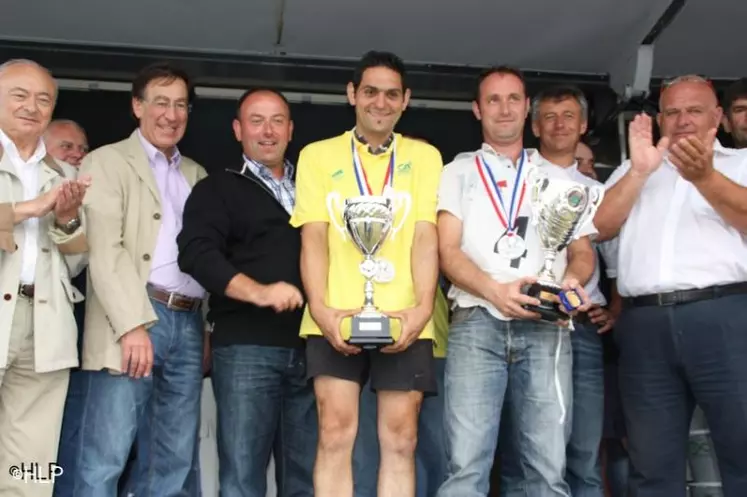 Jérémy Castanet et Christophe Boissières, les deux grands vainqueurs de l’étape régionale.