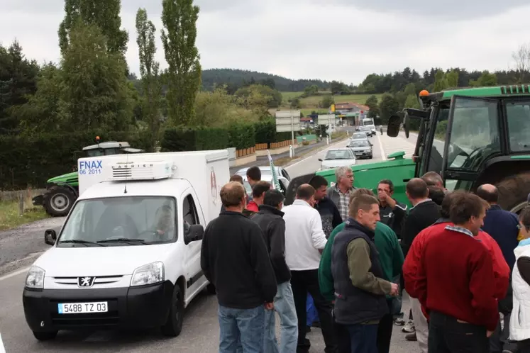 Des agriculteurs motivés pour défendre leur métier.