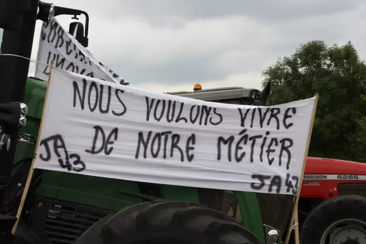 Des slogans clairs.