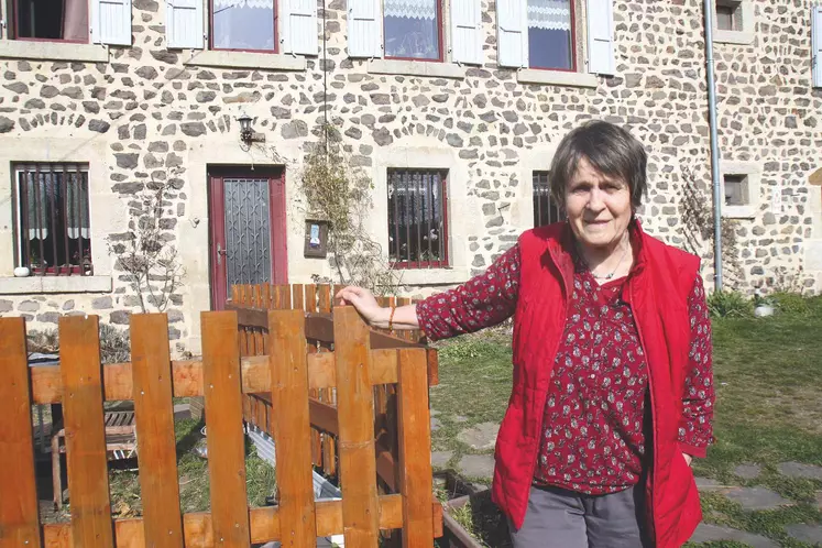 Yvonne Bernard ancienne agricultrice à Cussac/Loire et ancienne responsable professionnelle.