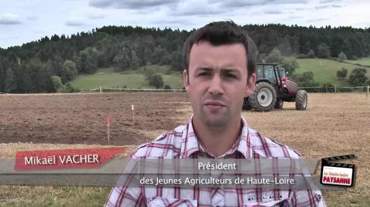 Mikaël Vacher président des JA Haute-Loire