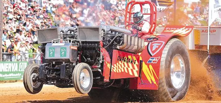 De 1.500 à 3.000 CV, les tracteurs disposent d’une puissance démentielle.