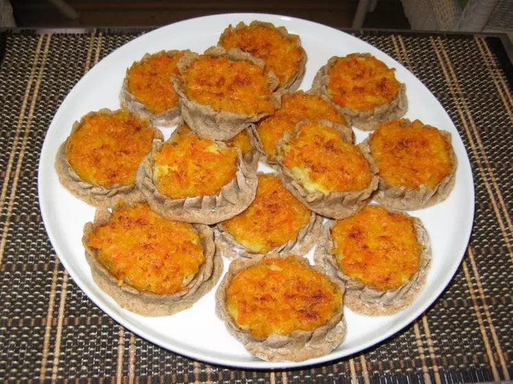 Mise en bouche avec ces gâteaux à la carotte de Lettonie.