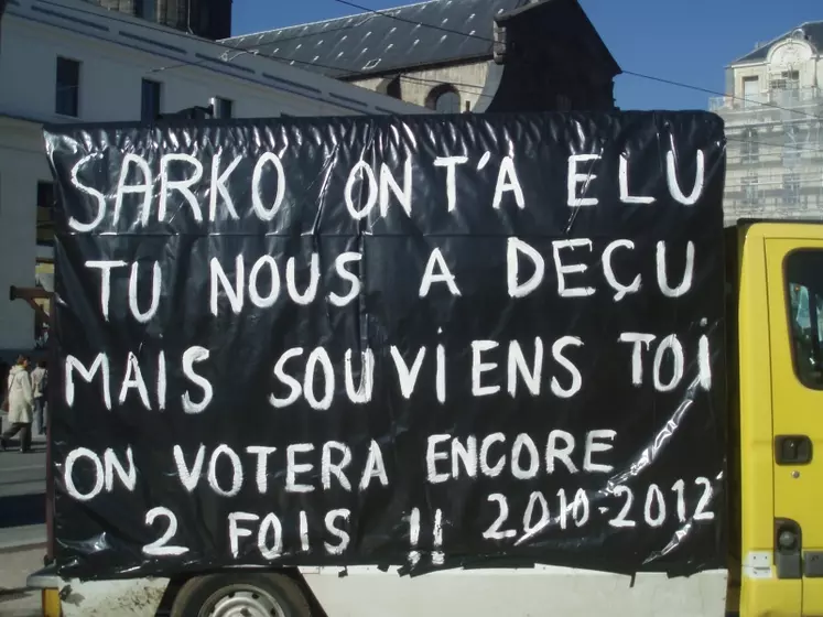Agriculteurs déçus.