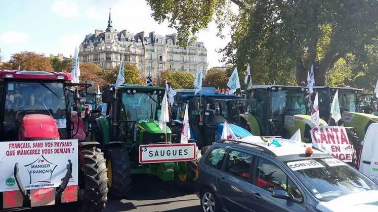 Manifestation à Paris le 3 septembre