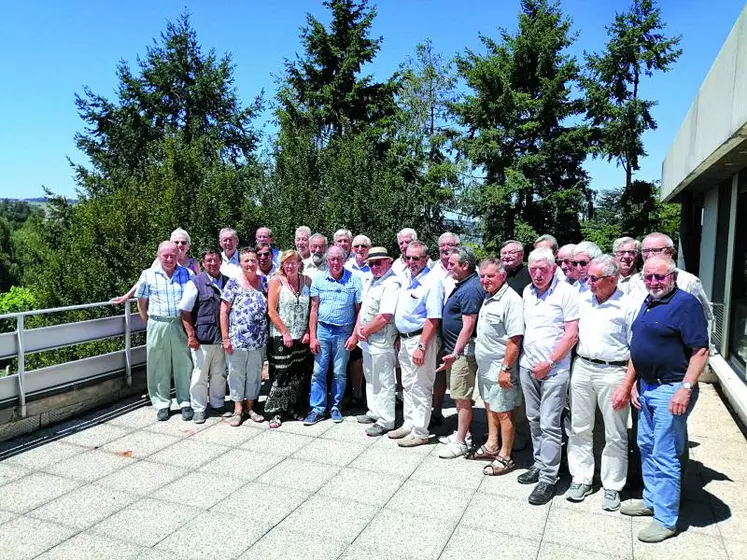 Réunion des anciens exploitants d’Auvergne-Rhône-Alpes, dans la Loire.