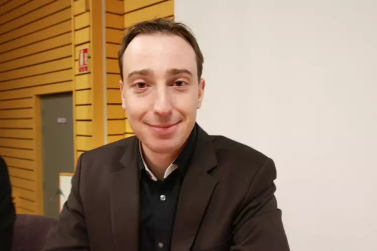 Thomas Diemer, le président des JA France était en Haute-Loire les 10 et 11 avril derniers.