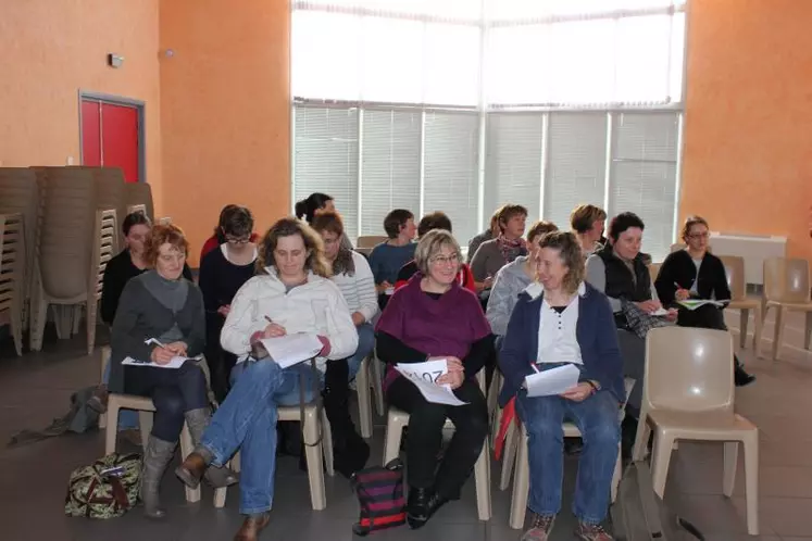 Une assemblée très participative.